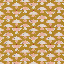 Coated  Cotton OIBI Yellow / Pink